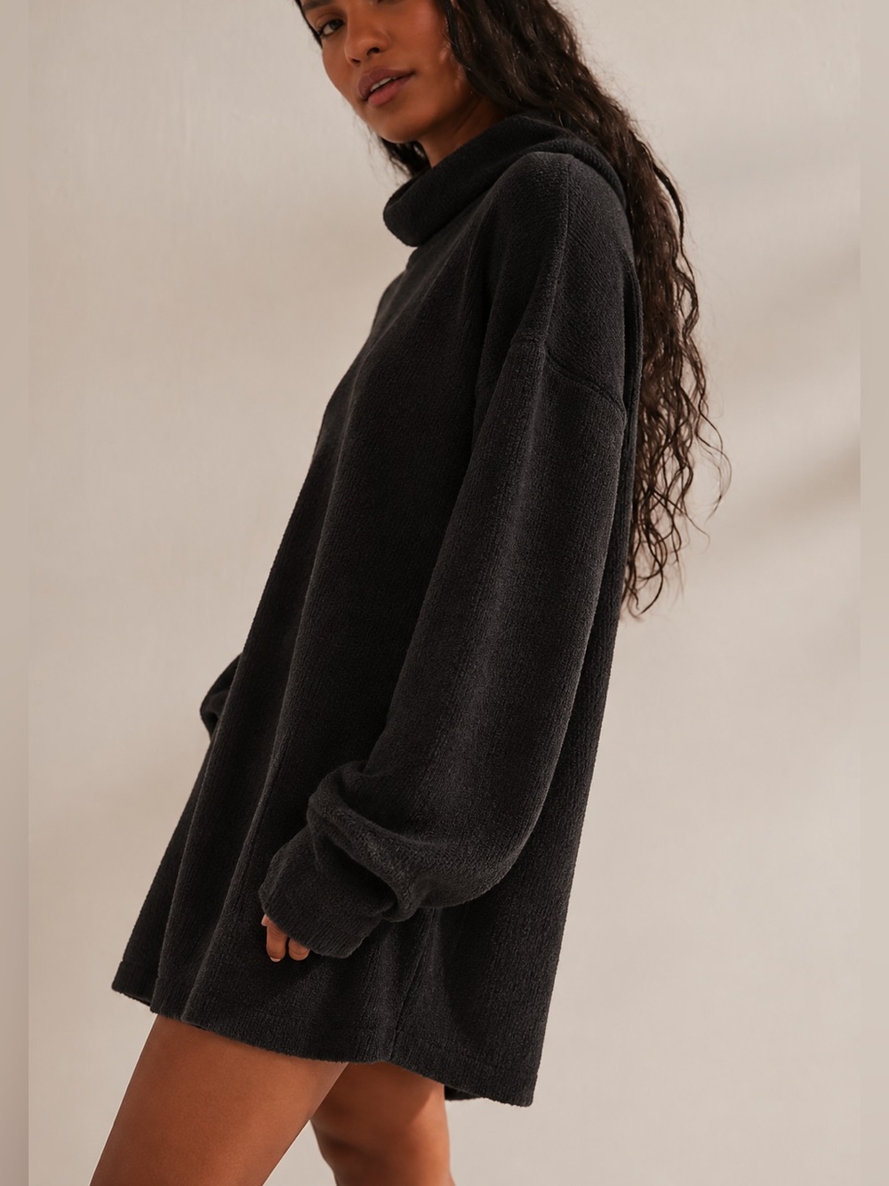 147. Free People Beach Soft Knit Ottoman Like Sweater XS oversized